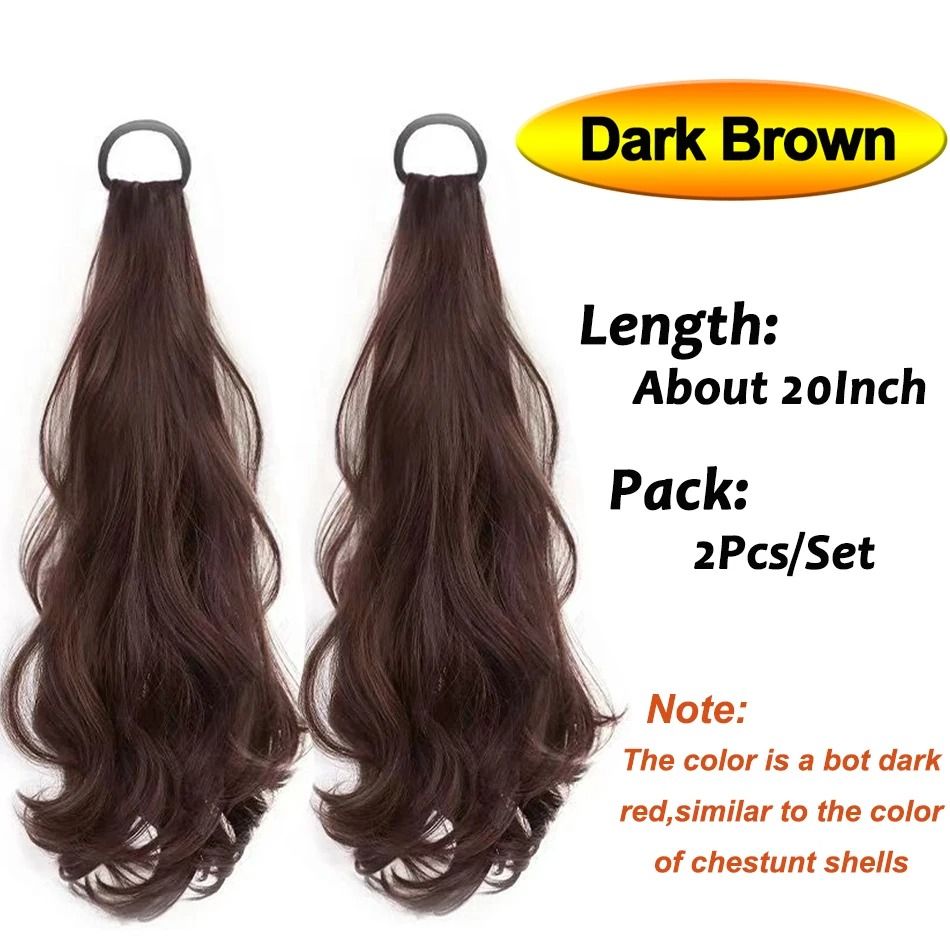 Long Wavy Synthetic Ponytail Hairpiece