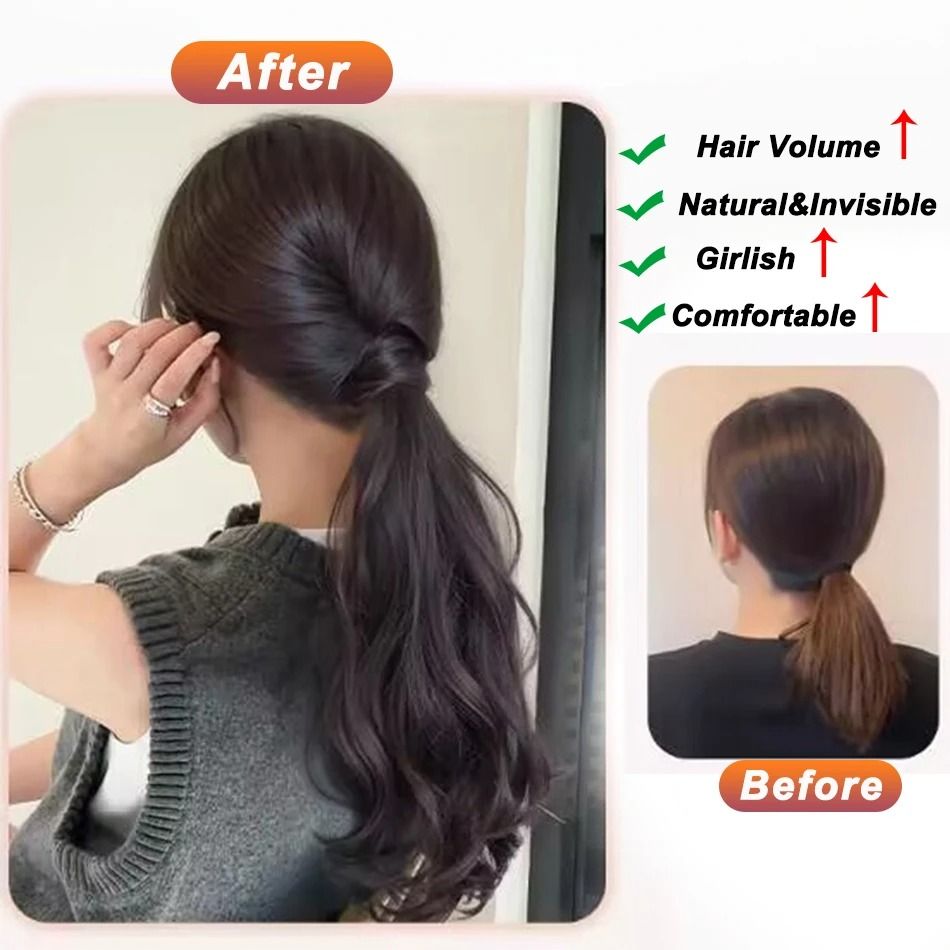 Long Wavy Synthetic Ponytail Hairpiece