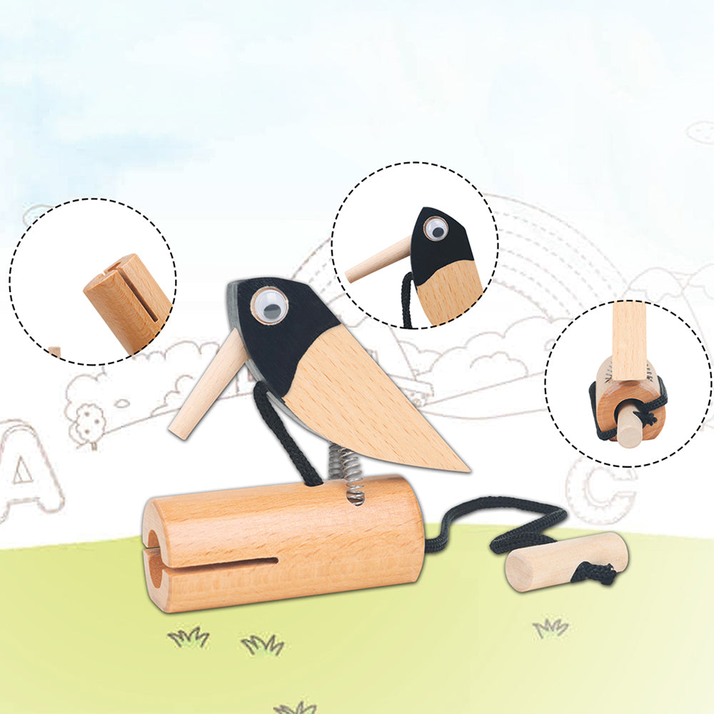 Childhood Education Sound Effect Musical Instrument, Woodpecker Baby Toy Gift