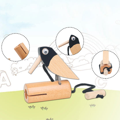 Childhood Education Sound Effect Musical Instrument, Woodpecker Baby Toy Gift