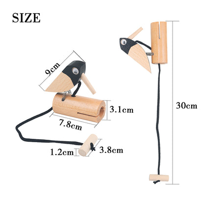 Childhood Education Sound Effect Musical Instrument, Woodpecker Baby Toy Gift