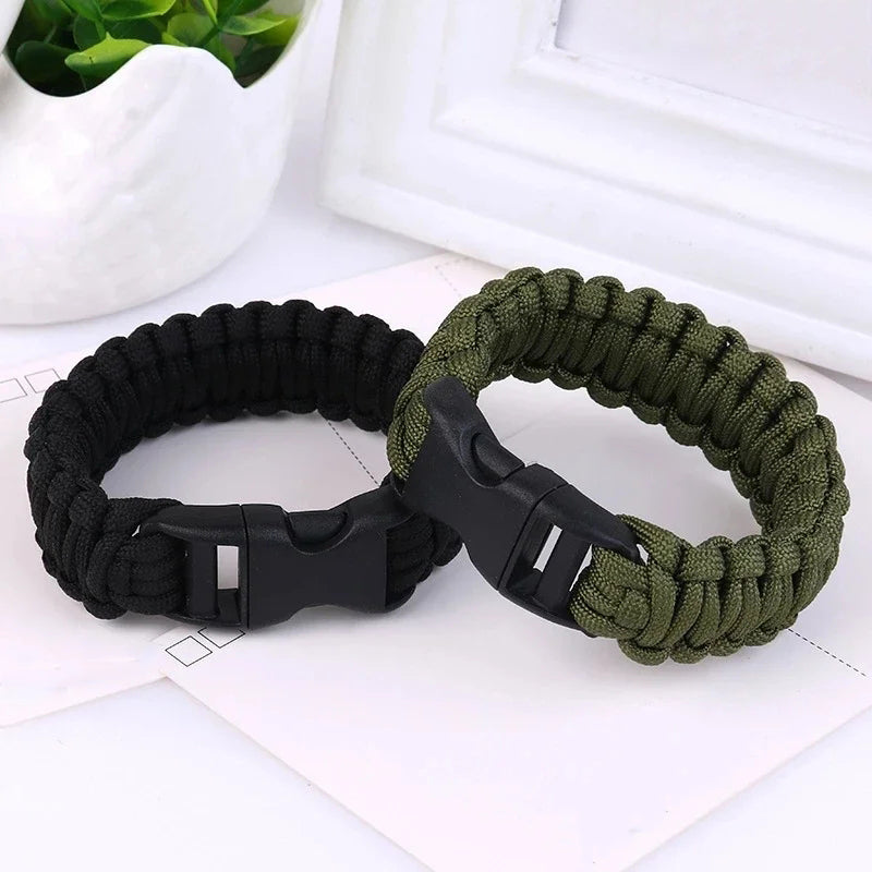 Seven Core Paracord Rope Bracelet for Outdoor Survival, Emergency EDC Tool, Umbrella Rope