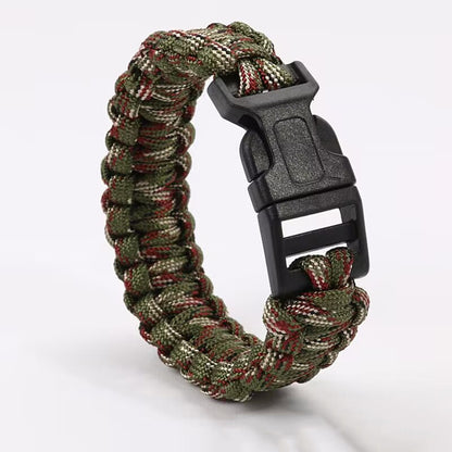 Seven Core Paracord Rope Bracelet for Outdoor Survival, Emergency EDC Tool, Umbrella Rope