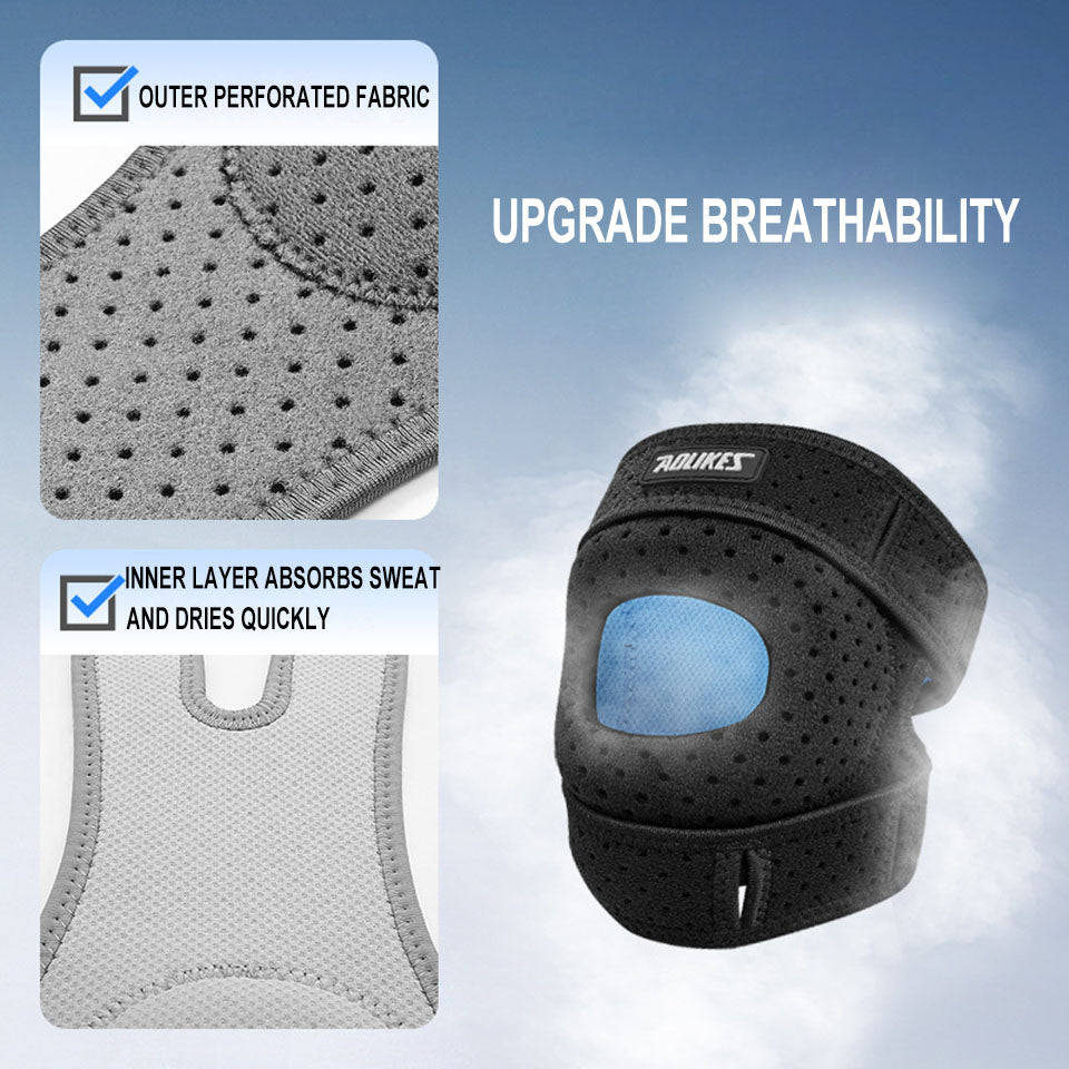Patellar Tendon Knee Brace Support Strap with Gel Pad, Knee Pain Relief, Arthritis Stabilizer