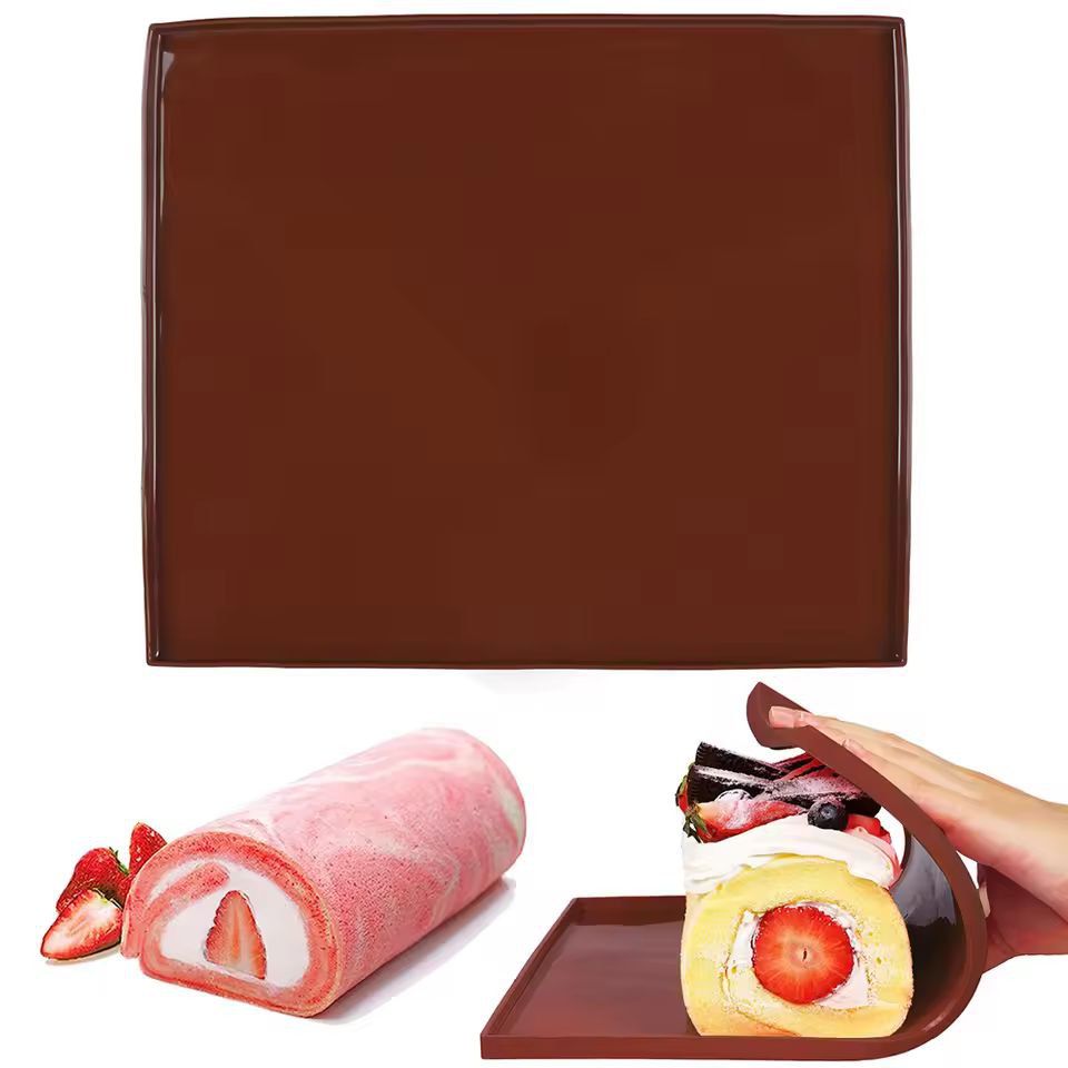 Silicone Swiss-Roll Baking Mat - Non-Stick Pastry & Cake Tray