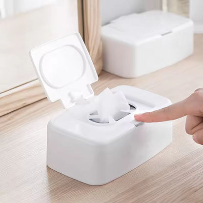 Portable Refillable Wet Wipes Dispenser Box – Handy Napkin Storage Container