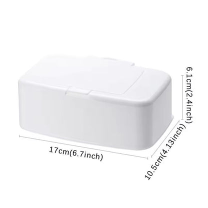 Portable Refillable Wet Wipes Dispenser Box – Handy Napkin Storage Container