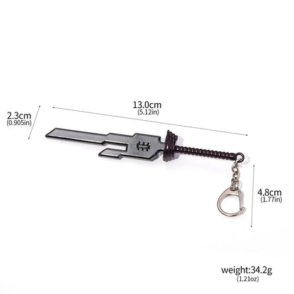 Anime Weapon Model Pendant Keychain
