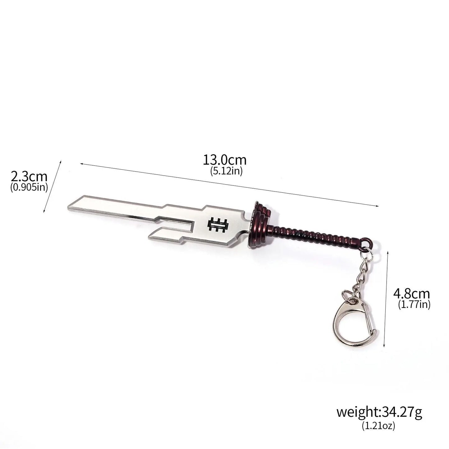 Anime Weapon Model Pendant Keychain