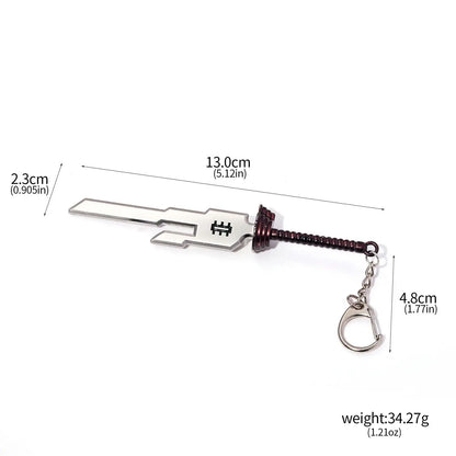 Anime Weapon Model Pendant Keychain