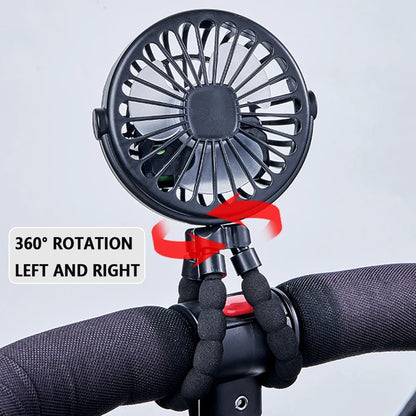 Octopus Shape Handheld Fan Standing Hanging and Winding Mini Fan