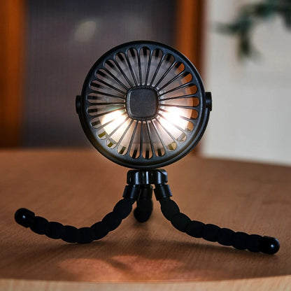 Octopus Shape Handheld Fan Standing Hanging and Winding Mini Fan