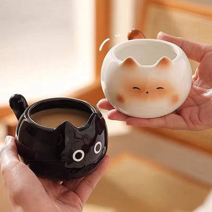 Siamese Cat Mug – Cute Ceramic Latte Cup & Gift-Ready Coffee Cup