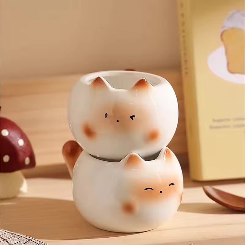 Siamese Cat Mug – Cute Ceramic Latte Cup & Gift-Ready Coffee Cup