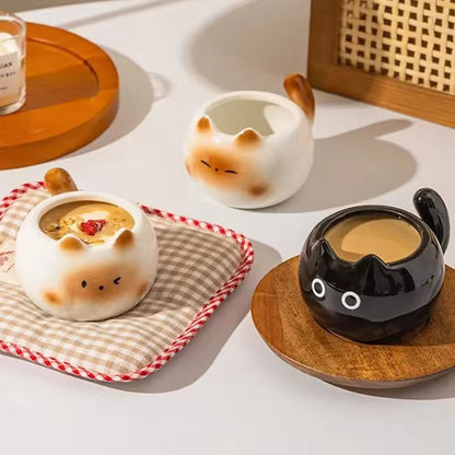 Siamese Cat Mug – Cute Ceramic Latte Cup & Gift-Ready Coffee Cup