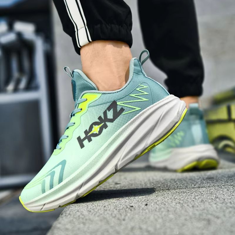 Lightweight Carbon Plate Air Cushion Running Shoes for Men & Women, Soft Chunky Sneakers for Outdoor Walking and Daily