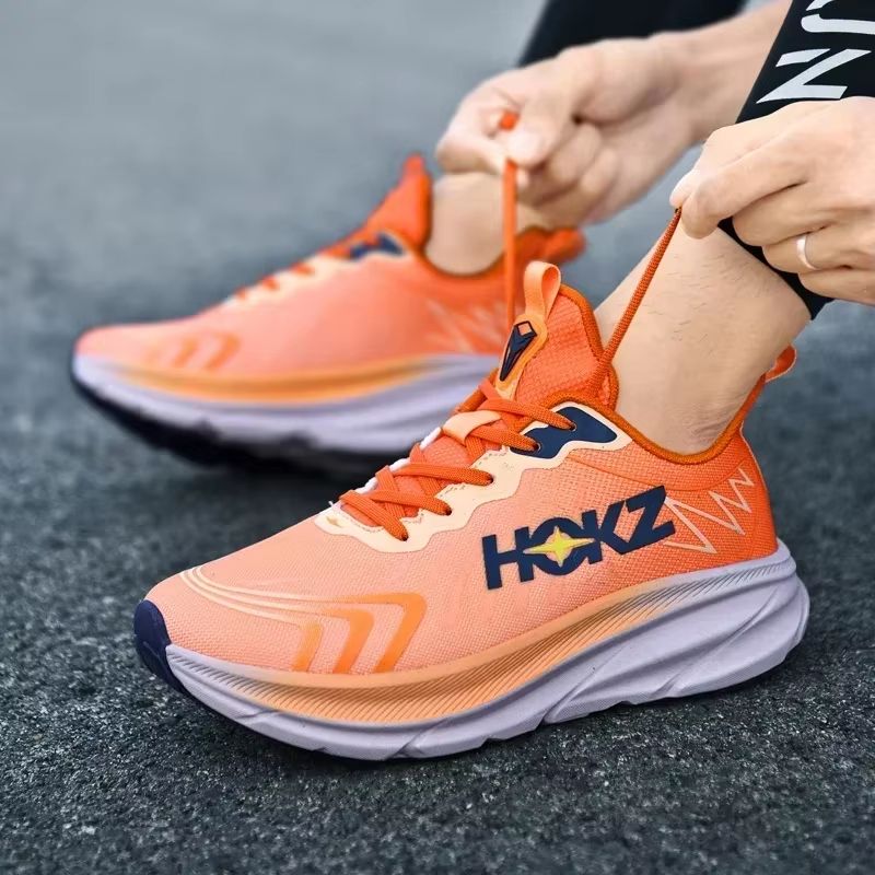 Lightweight Carbon Plate Air Cushion Running Shoes for Men & Women, Soft Chunky Sneakers for Outdoor Walking and Daily