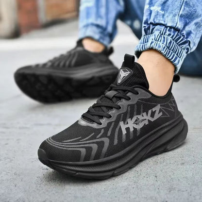 Lightweight Carbon Plate Air Cushion Running Shoes for Men & Women, Soft Chunky Sneakers for Outdoor Walking and Daily