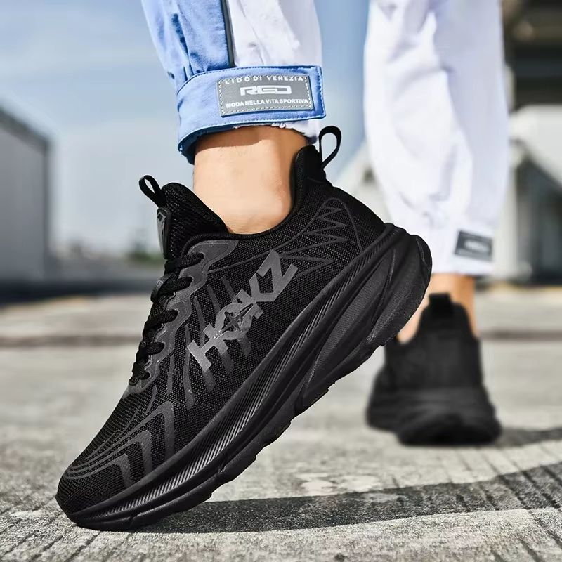Lightweight Carbon Plate Air Cushion Running Shoes for Men & Women, Soft Chunky Sneakers for Outdoor Walking and Daily