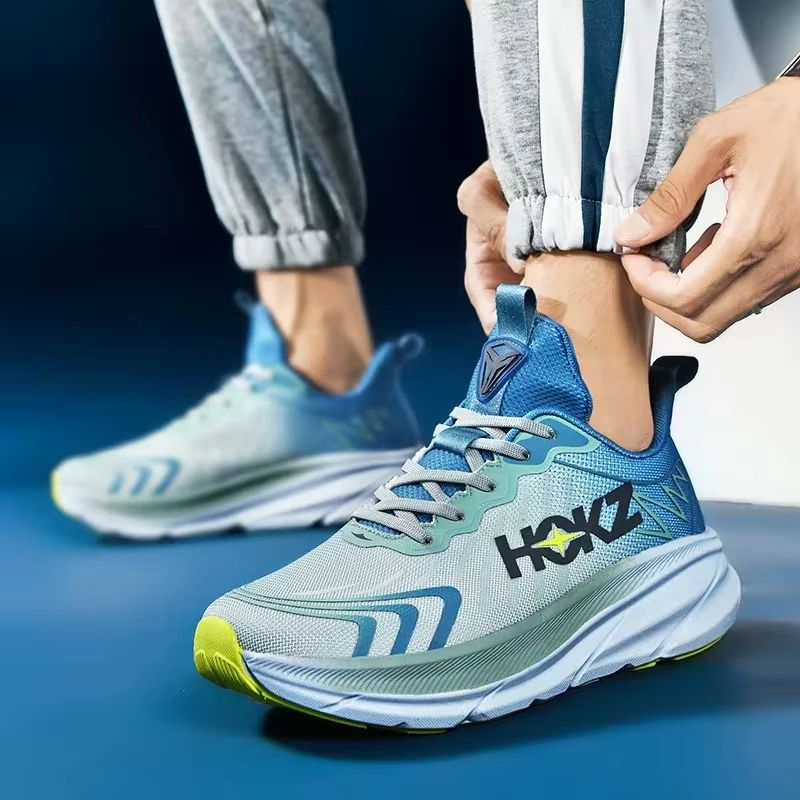 Lightweight Carbon Plate Air Cushion Running Shoes for Men & Women, Soft Chunky Sneakers for Outdoor Walking and Daily