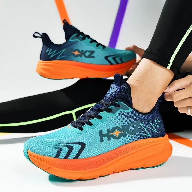 Lightweight Carbon Plate Air Cushion Running Shoes for Men & Women, Soft Chunky Sneakers for Outdoor Walking and Daily