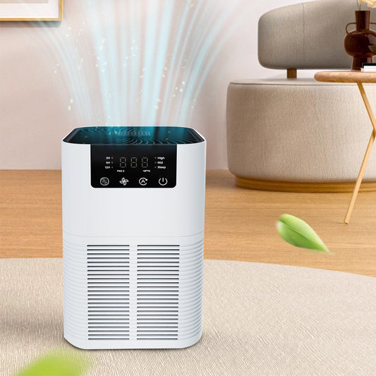Air Purifier Smoke Odor Cleaner with HEPA Filter, Negative Ion Generator, Efficient Household Air Purifying Aromatherapy