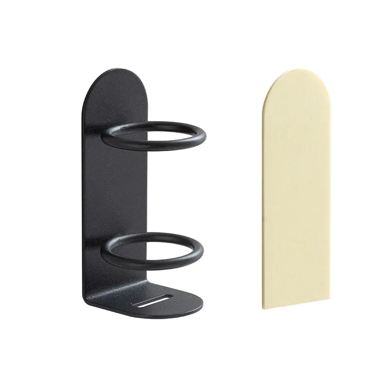 Wall-Mounted Electric Toothbrush Holder, Punch-Free Razor Holder, Bathroom Organizer Shelf