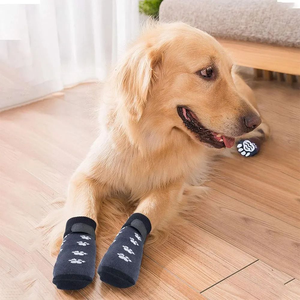 Anti Slip Dog Socks Paw Protection Grip Socks for Dogs