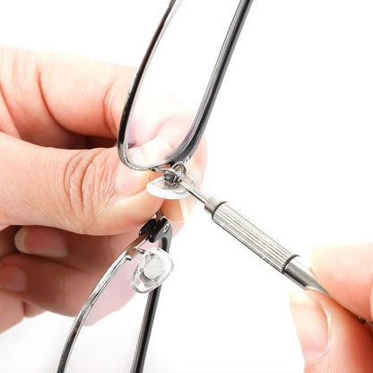 Portable Precision Screwdriver Kit for Eyeglasses Watches and Small Repairs