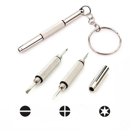 Portable Precision Screwdriver Kit for Eyeglasses Watches and Small Repairs