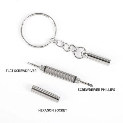 Portable Precision Screwdriver Kit for Eyeglasses Watches and Small Repairs