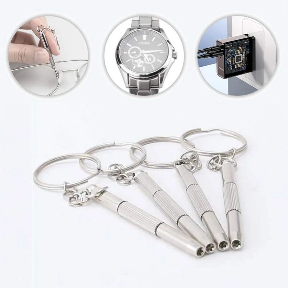 Portable Precision Screwdriver Kit for Eyeglasses Watches and Small Repairs