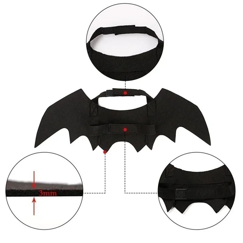 Cute Pet Bat Wings Costume for Cats and Dogs