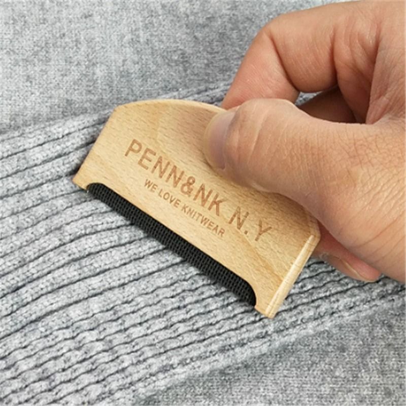 Wooden Fabric Lint Remover Manual Sweater Shaver Tool