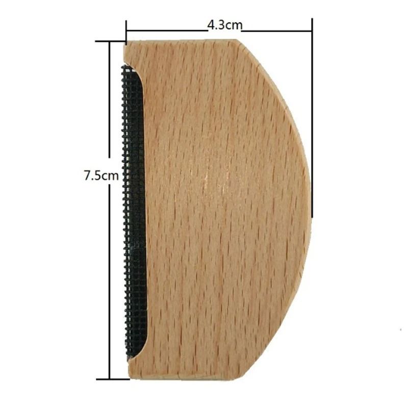 Wooden Fabric Lint Remover Manual Sweater Shaver Tool
