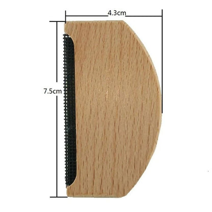 Wooden Fabric Lint Remover Manual Sweater Shaver Tool