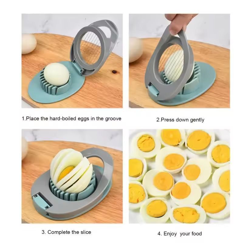 PerfectSlice Multipurpose Stainless Steel Egg & Fruit Slicer