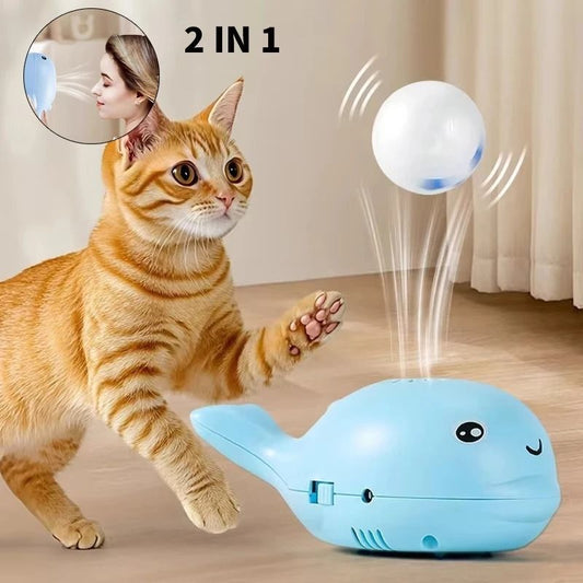 Electric Floating Ball Cat Toy USB Powered Interactive Training Toy