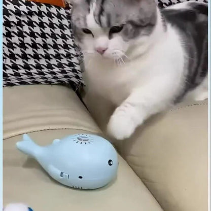 Electric Floating Ball Cat Toy USB Powered Interactive Training Toy