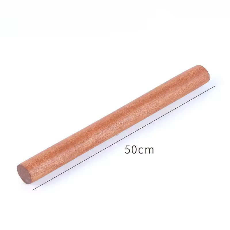 HeritageCraft Solid Wood Rolling Pin - Natural Lacquerless Dough Roller for Pastry, Dumplings & Noodles