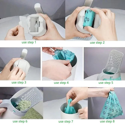 Cat Litter Shovel Scoop for Easy Filtering and Waste Removal