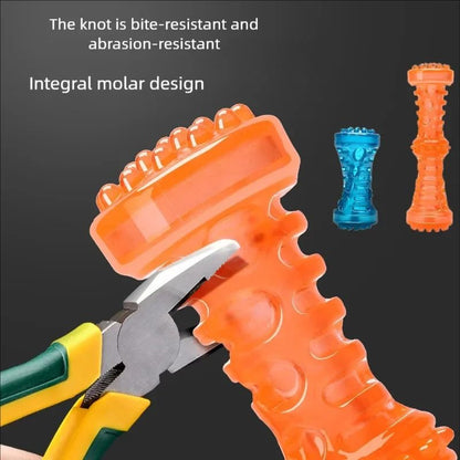 Dog Chew Toy Bite Resistant Toothbrush Bone for Interactive Play