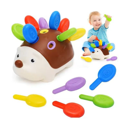Sensory Hedgehog Fine-Motor Toy for Toddlers Montessori Early Learning & Development Toy