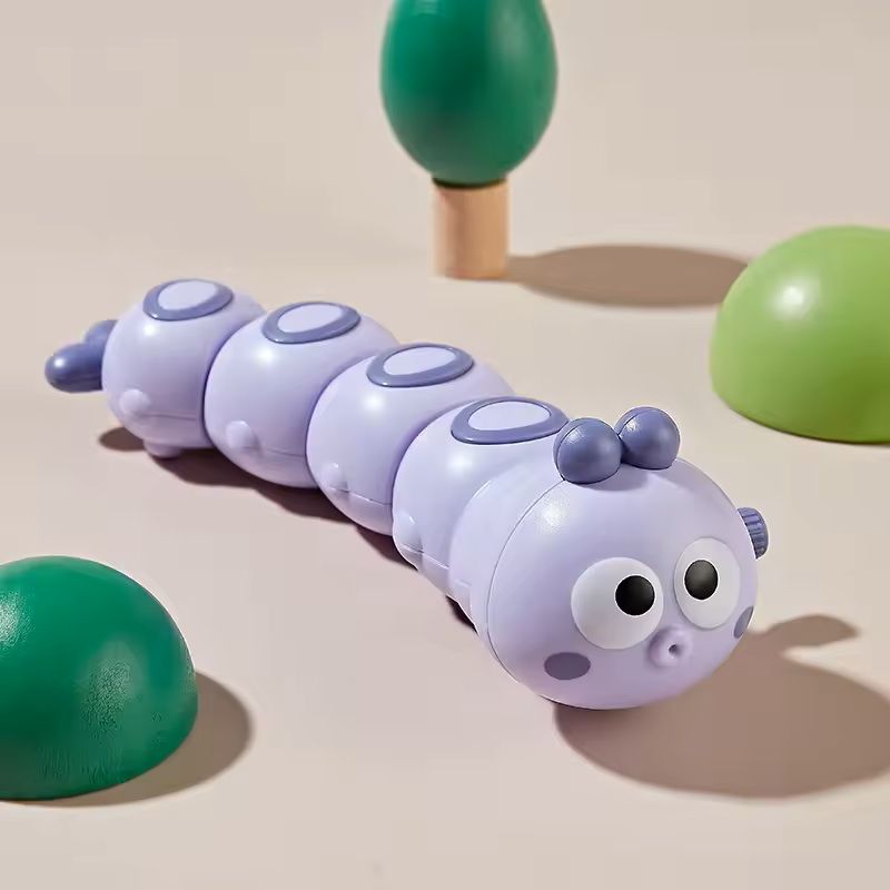 Cartoon Caterpillar Pull-Along Running Baby Toy Fun Moving Toy for Toddlers & Babies