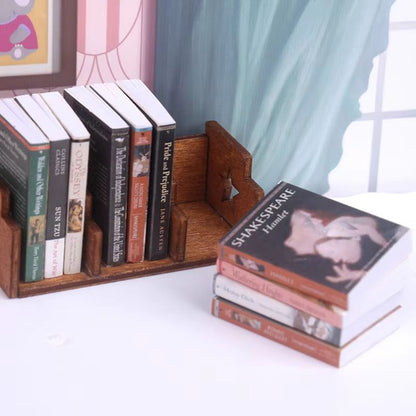 Mini 1 12 Dollhouse Vintage Book Set – 10 Piece Decor Collection
