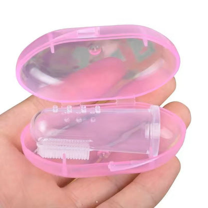 Super-Soft Silicone Finger Toothbrush for Dogs & Cats Gentle Teeth & Gum Care for Pets