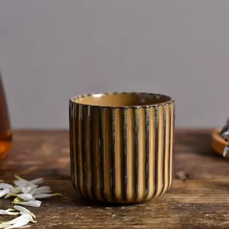 Japanese Style Retro Ceramic Tea Cup Porcelain Mug for Coffee Tea Sake Water
