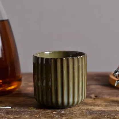 Japanese Style Retro Ceramic Tea Cup Porcelain Mug for Coffee Tea Sake Water