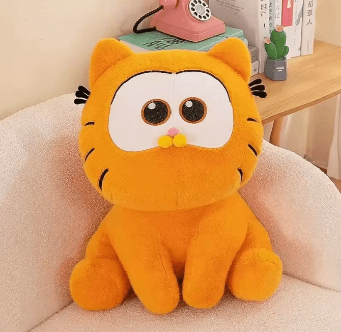 Garfield Plush Pillow Toy Soft Cartoon Cat Cushion for Kids & Cozy Cuddles