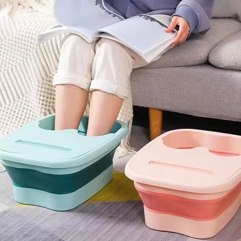 Foldable Foot Spa Massage Bucket – Portable Collapsible Foot Bath for Relaxing Home Soaks